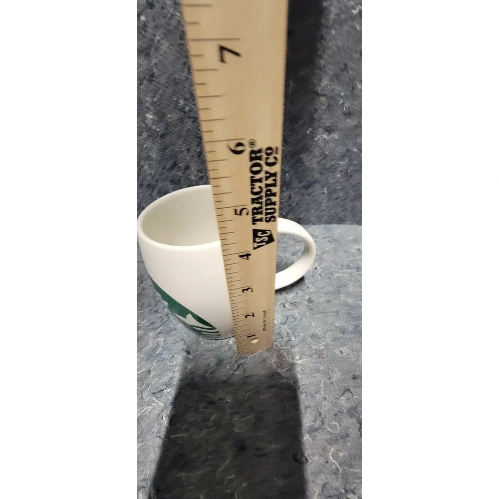 Vintage 2010 Starbucks Barrel‎ Sahpe Logo Ceramic coffee Mug Mermaid 14oz